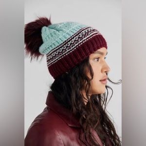 New Free People Big Sky Pom Beanie
